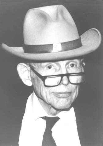 photo of Justin Dart, Jr., in his trademark ten-gallon hat